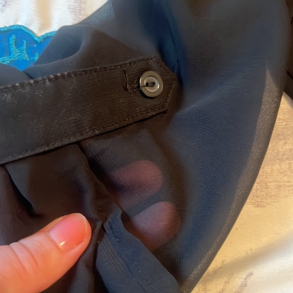 Sheer Black Rue 21 Top Blouse Size XL - Picture 5 of 8